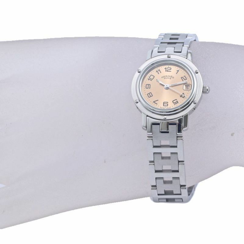 愛馬仕 Clipper CL4.210.431 3758 女士腕錶,老式錶扣,不鏽鋼材質,130486-2