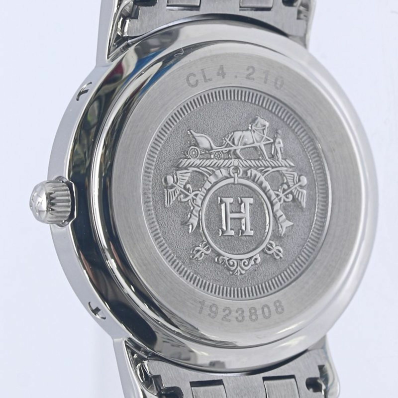 愛馬仕 Clipper CL4.210.431 3758 女士腕錶,老式錶扣,不鏽鋼材質,130486-6