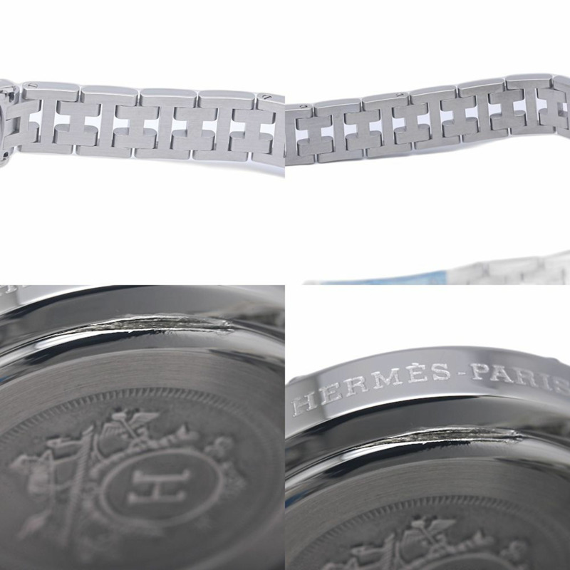 愛馬仕 Clipper CL4.210.431 3758 女士腕錶,老式錶扣,不鏽鋼材質,130486-8