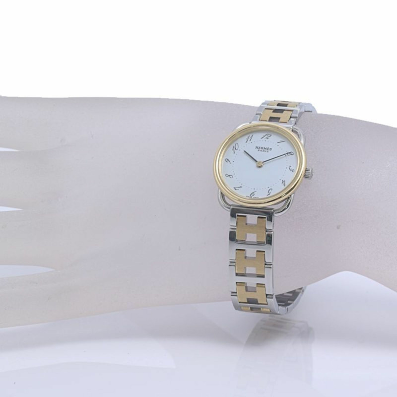 愛馬仕 Arceau AR3.220.130 扣式女錶 SSxGP 130477-2