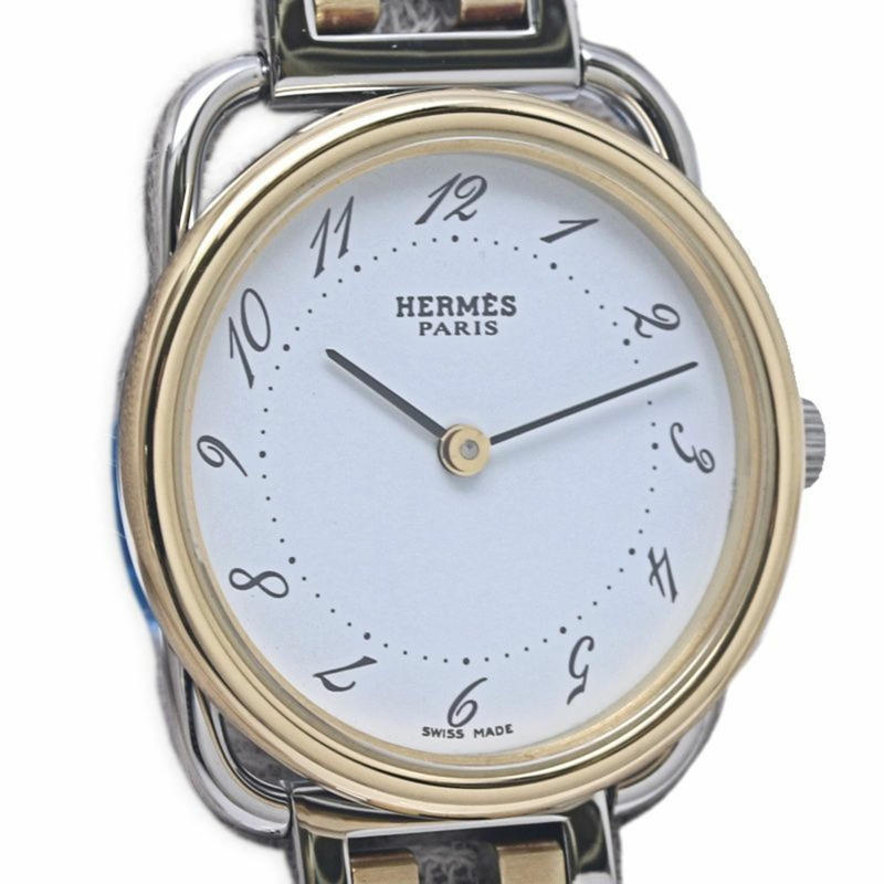 愛馬仕 Arceau AR3.220.130 扣式女錶 SSxGP 130477-5