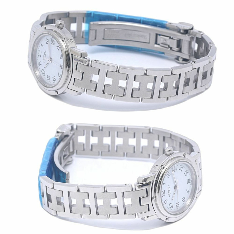 愛馬仕 Clipper CL4.210.130 3758(舊錶扣)女士腕錶,不鏽鋼材質,130485-3