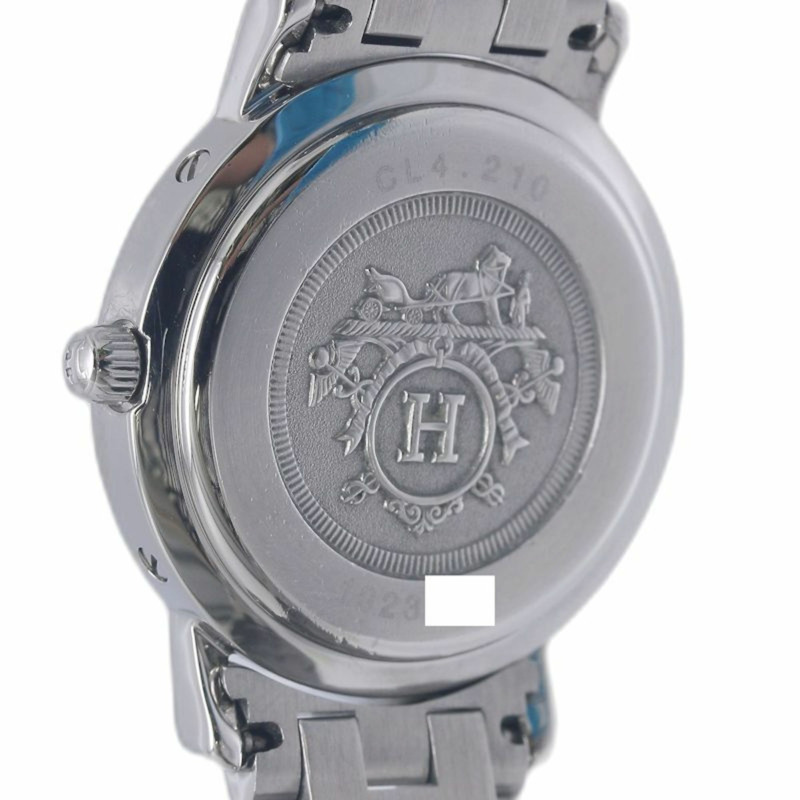 愛馬仕 Clipper CL4.210.130 3758(舊錶扣)女士腕錶,不鏽鋼材質,130485-6