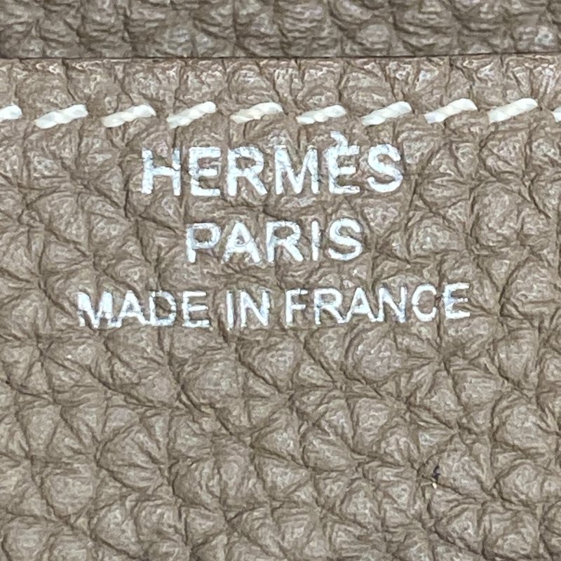 HERMÈS 愛馬仕 X刻 DOGON GM 長夾 大象灰 皮革 銀釦-18
