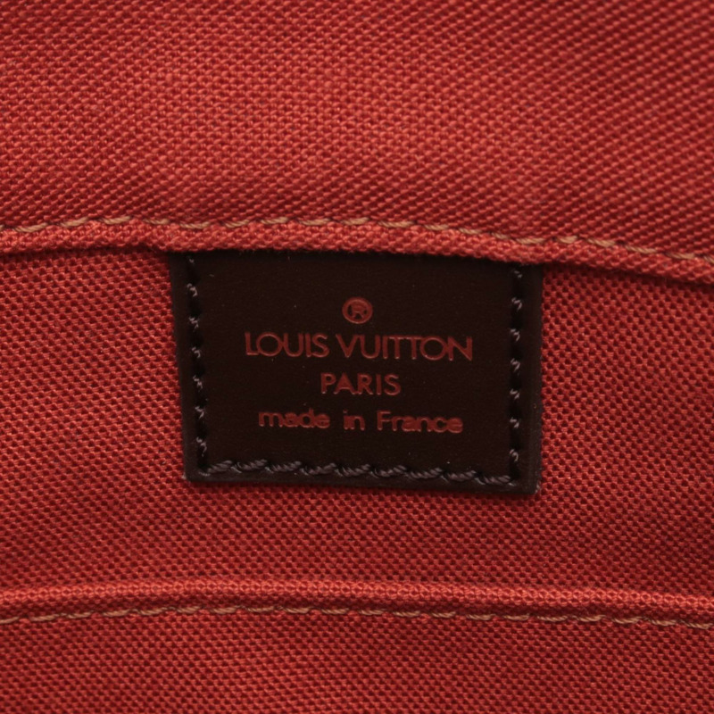 路易威登 Bastille 單肩包/手提包,塗層帆布,皮革,Damier 棋盤格紋,男女通用,棕色,N45258-3