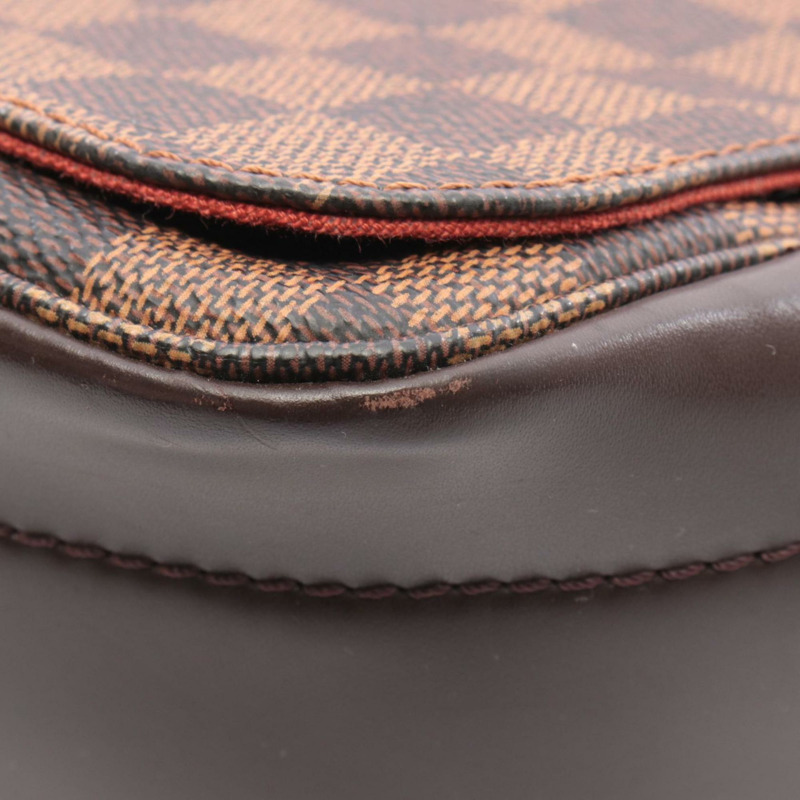 路易威登 Bastille 單肩包/手提包,塗層帆布,皮革,Damier 棋盤格紋,男女通用,棕色,N45258-7