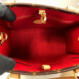 *奢華大道國際精品*【L3351】LV原花彩色點點 2023草間彌生 LV X YK ONTHEGO (PM)兩用包 M46380-5