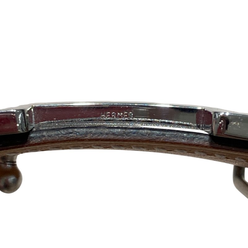 HERMES 愛馬仕 MINI CONSTANCE BELT 腰帶 深棕 金棕 65CM-3