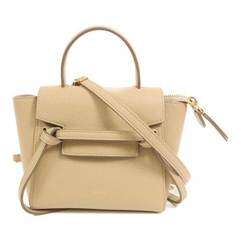 CELINE 牛皮皮革Pico Belt Bag金扣手挽肩背兩用袋