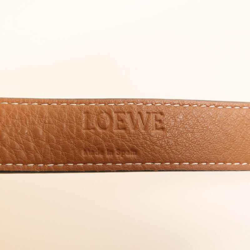 LOEWE Raffia Bucket Tote Bag銀扣手挽袋-5