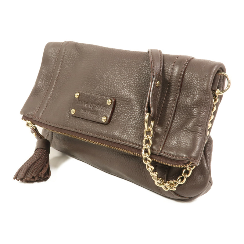 Kate Spade 牛皮皮革Shoulder Bag金扣鏈帶肩背袋-2