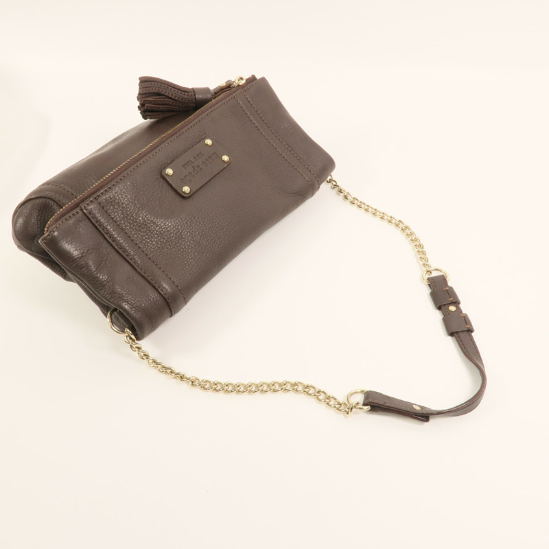 Kate Spade 牛皮皮革Shoulder Bag金扣鏈帶肩背袋-7