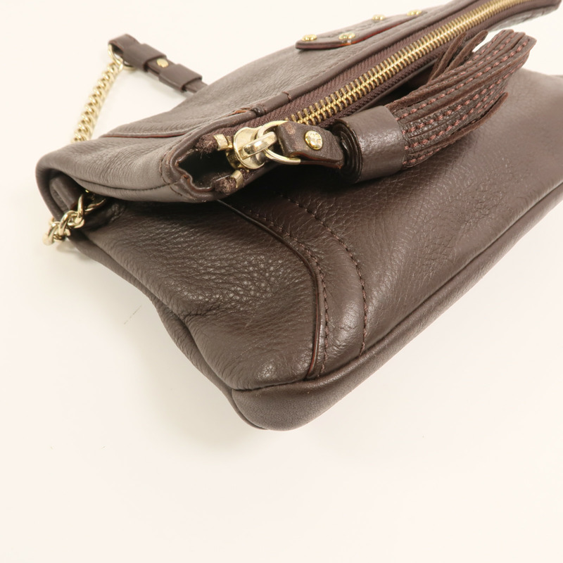 Kate Spade 牛皮皮革Shoulder Bag金扣鏈帶肩背袋-9