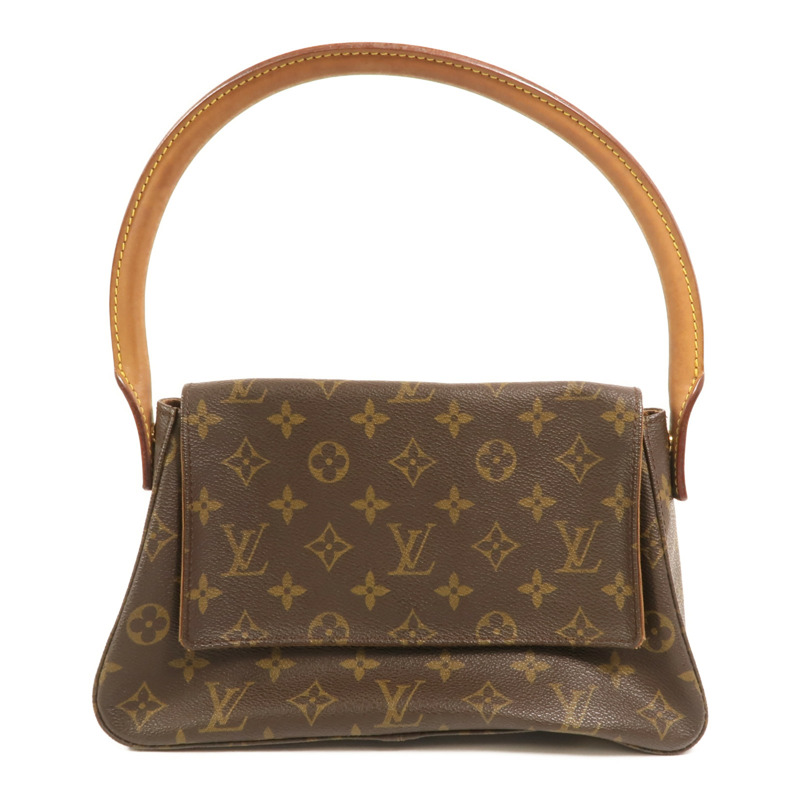 LOUIS VUITTON Monogram Mini Looping金扣肩背袋-0