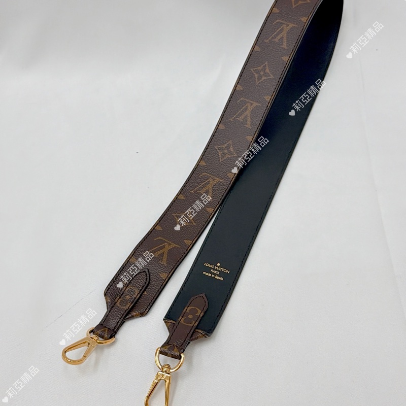 莉亞精品♡ LV 老花背帶 近新美品-1