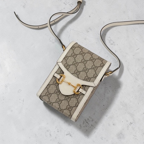 莉亞精品♡ Gucci 1955手機包 二手美包