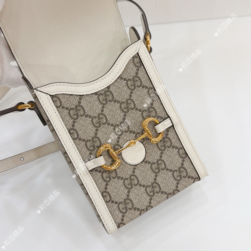 莉亞精品♡ Gucci 1955手機包 二手美包-13