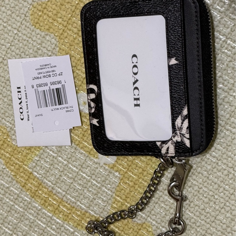 COACH蝴蝶結🎀卡包/零錢包-1