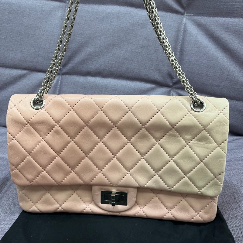Chanel 2.55 pink雙色-0