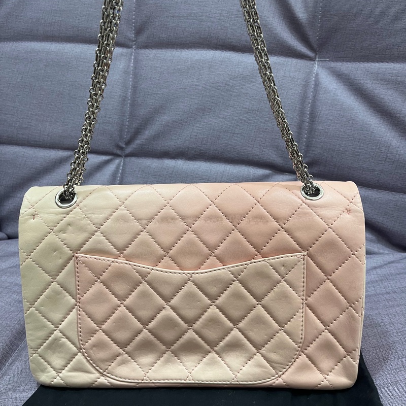 Chanel 2.55 pink雙色-2