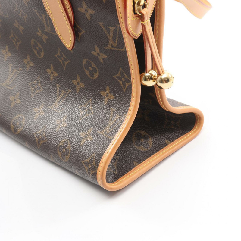 路易威登 Popincourt Au 手提包,塗層帆布和皮革,Monogram 圖案,女士,棕色,M40007-5