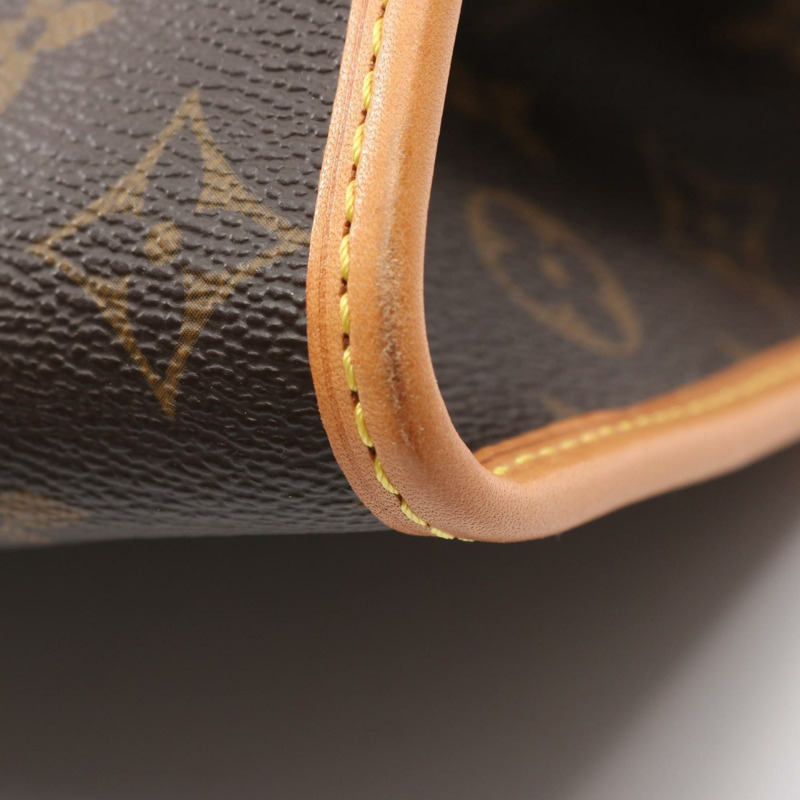 路易威登 Popincourt Au 手提包,塗層帆布和皮革,Monogram 圖案,女士,棕色,M40007-10