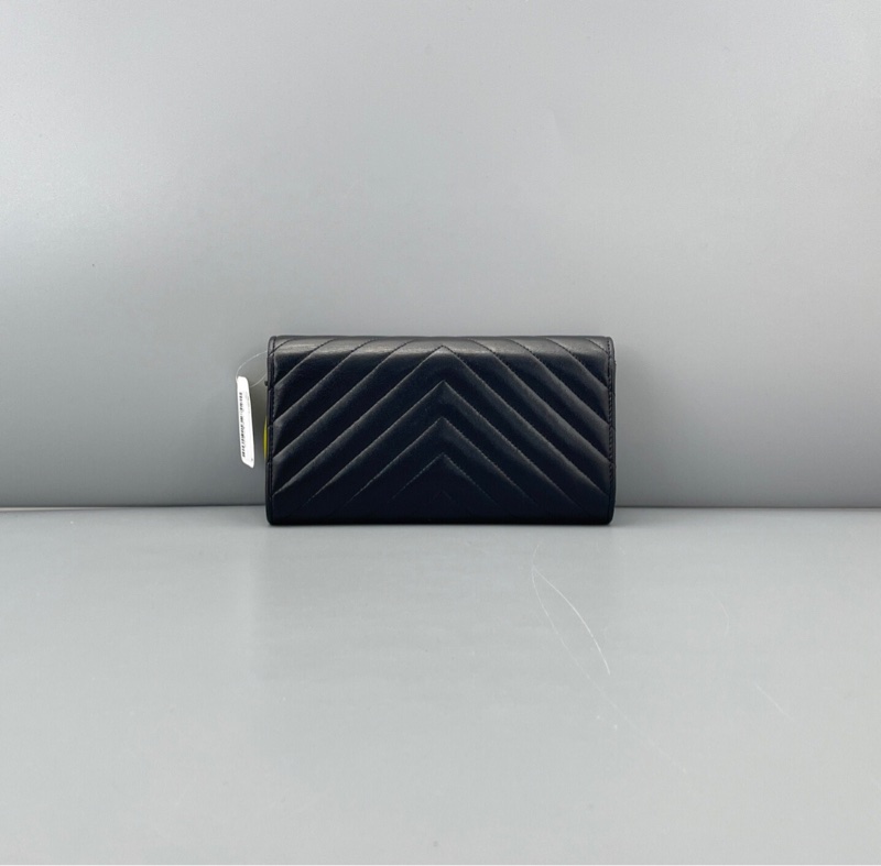 【一包兩用✨性價比極高❤️全網最低價】Chanel CF長款錢包V紋黑銀-2