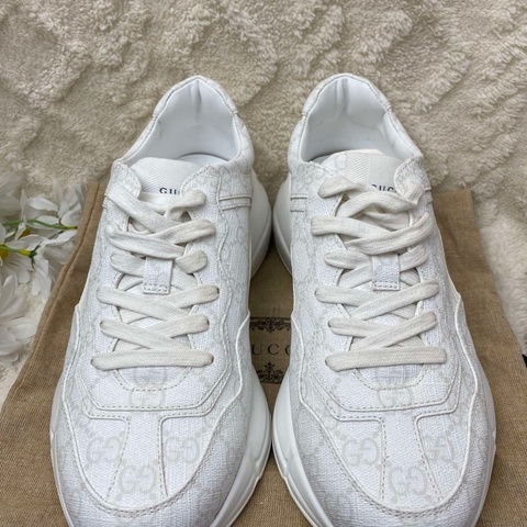 99新Gucci 古馳 老花老爹鞋 滿滿的大GG 印花 特別酷 男女同款