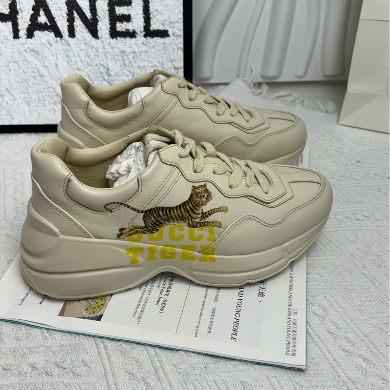 99新Gucci/古馳Rhyton虎年限定老爹鞋,減震防滑耐磨低幫女士老爹鞋尺碼36.5-0