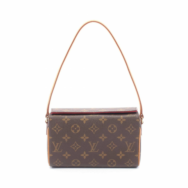 路易威登 Recital 手提包，塗層帆布和皮革，Monogram 圖案，女士，棕色，M51900-0