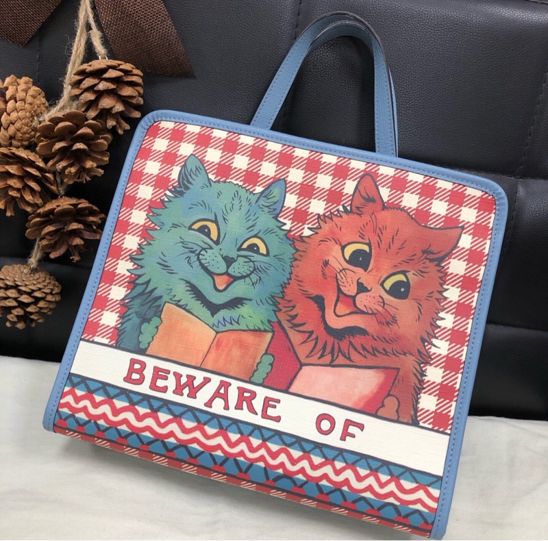 【太可愛辣😍愛貓人士必選🐱❤️】Gucci可愛貓貓托特包-2