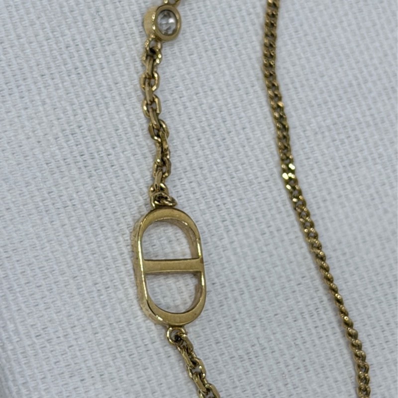 🌟Dior 雙層疊戴項鍊Petit CD 雙項鍊-2