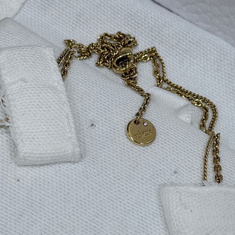 🌟Dior 雙層疊戴項鍊Petit CD 雙項鍊-13