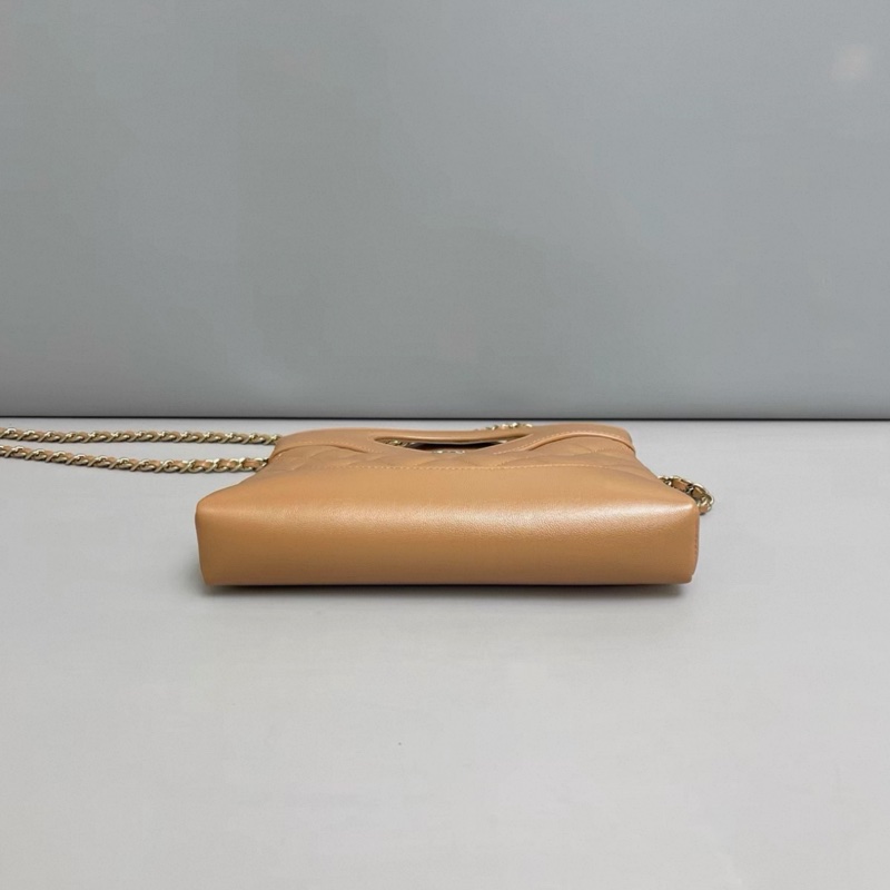 Chanel香奈兒 31bag nano奶茶色包-3