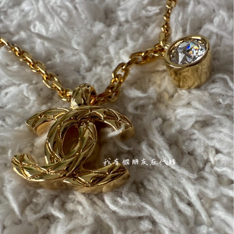 《我有個朋友在代購》香奈兒「多鑽一點」菱格紋雙C項鍊-5