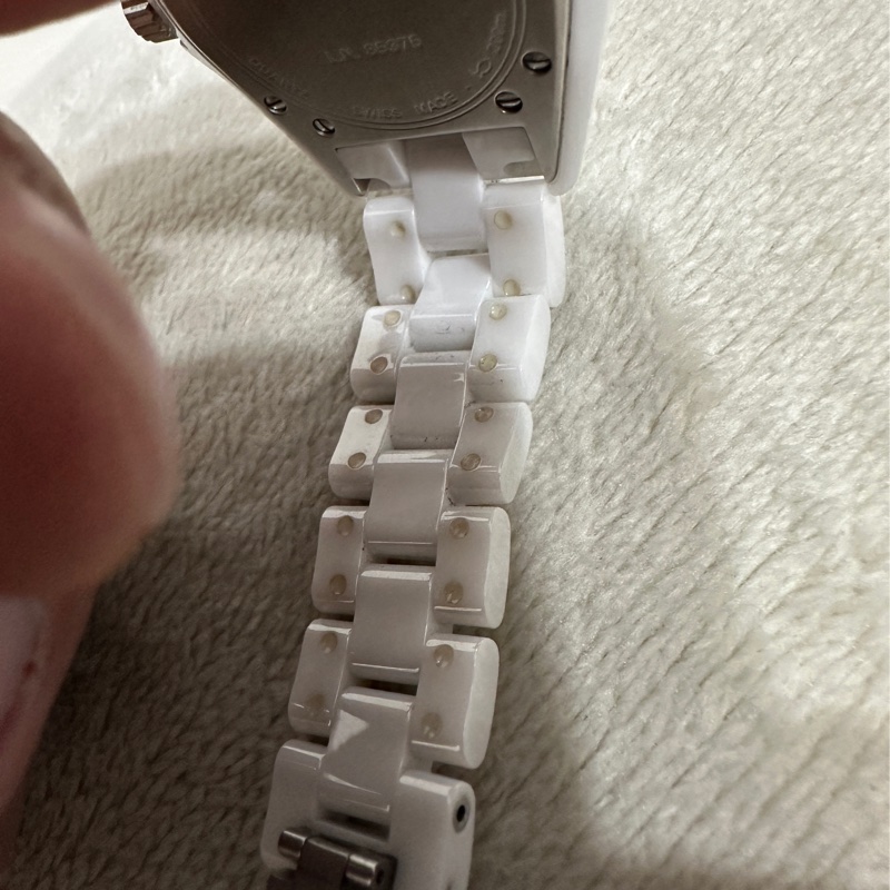 Chanel 白色J12 12點鑽 33mm-15