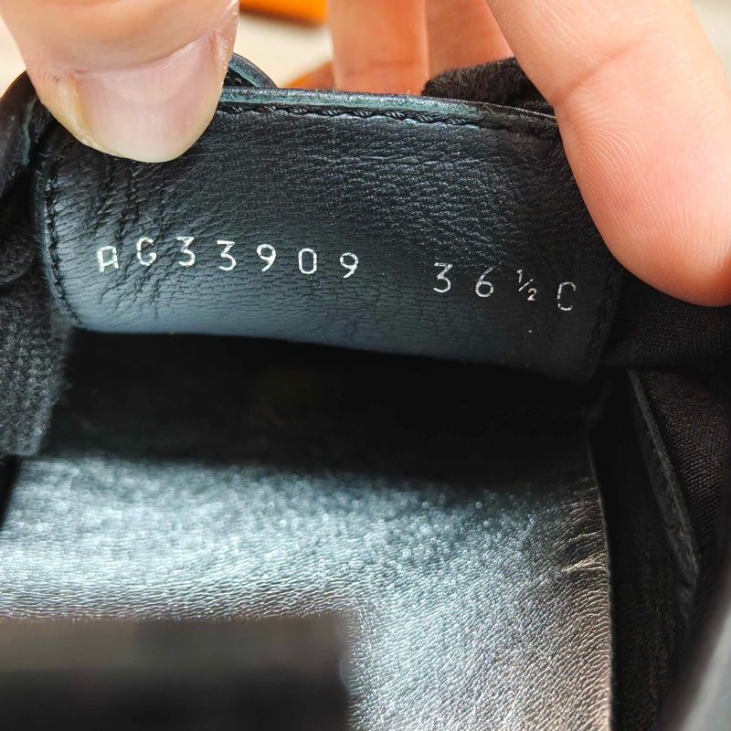 99新 Chanel香奈兒厚底樂福鞋 36.5碼 黑色 漆皮拼牛皮 厚底約4cm 百搭-8