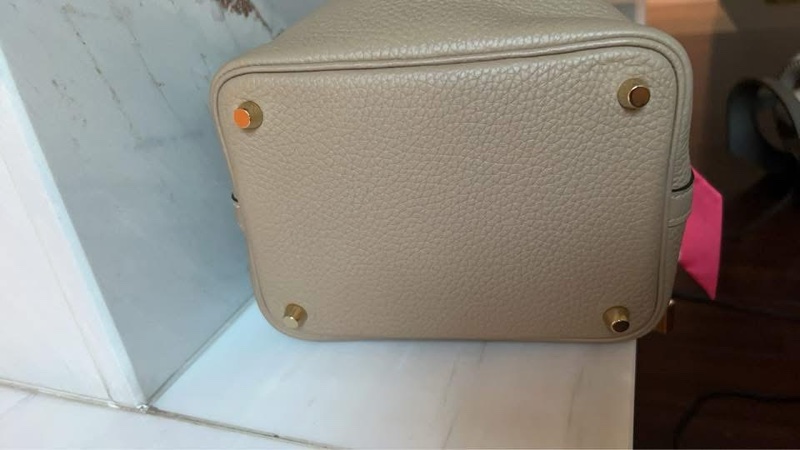 Hermes 愛馬仕菜籃 PicotinP18・S2風衣灰-3