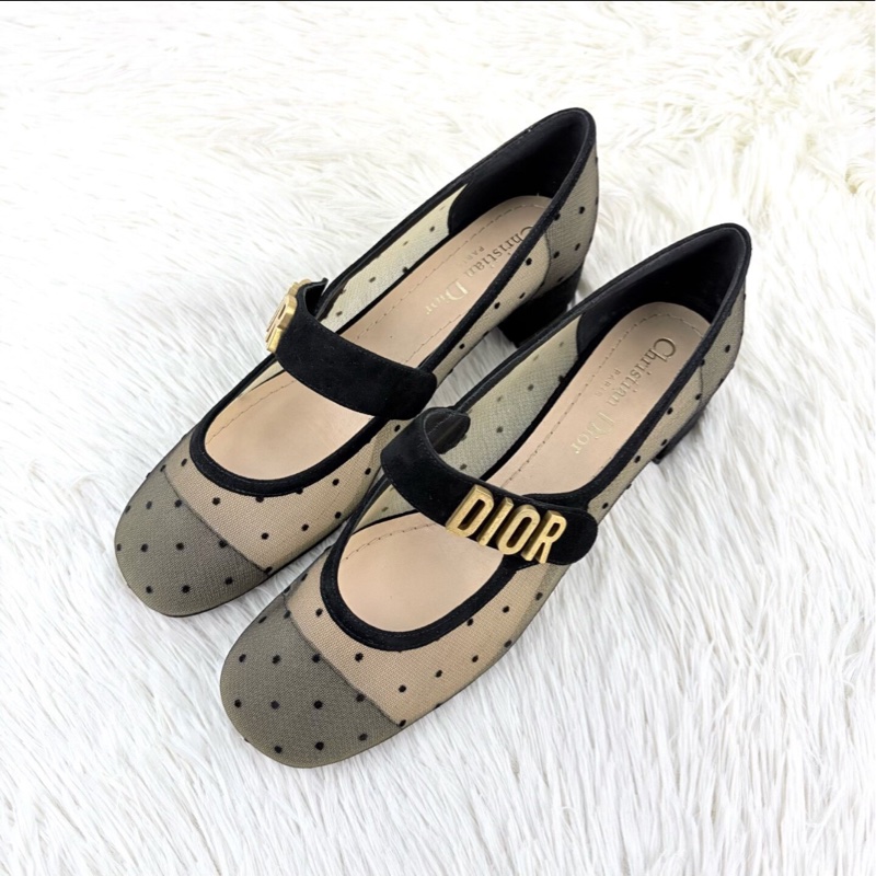 Dior 瑪莉珍 網紗 37碼-0
