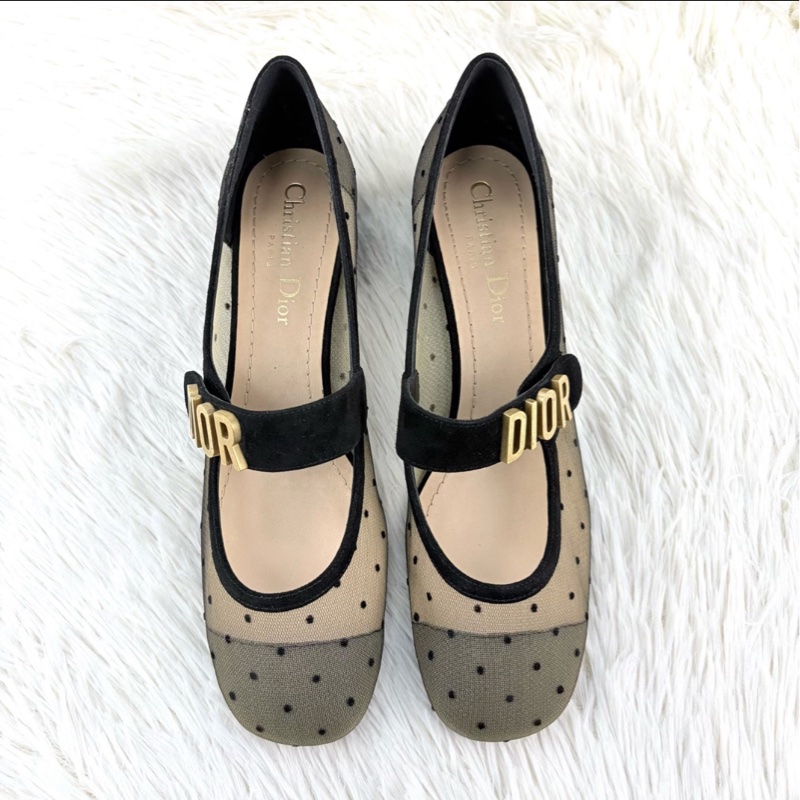 Dior 瑪莉珍 網紗 37碼-1