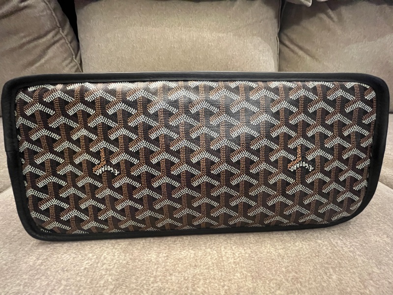 Goyard 戈雅 Anjou PM 中號 黑色 雙面 托特包-8