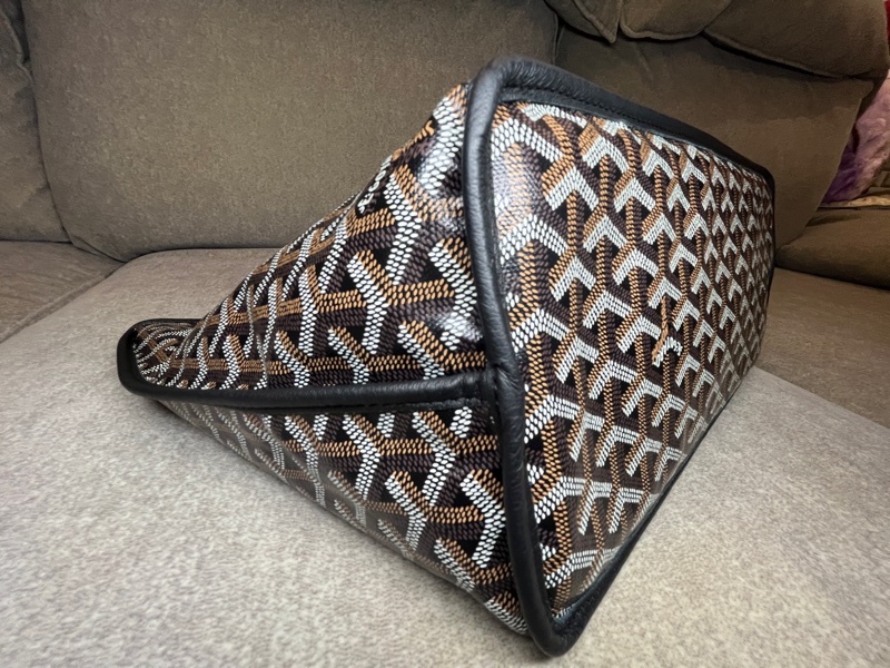 Goyard 戈雅 Anjou PM 中號 黑色 雙面 托特包-9