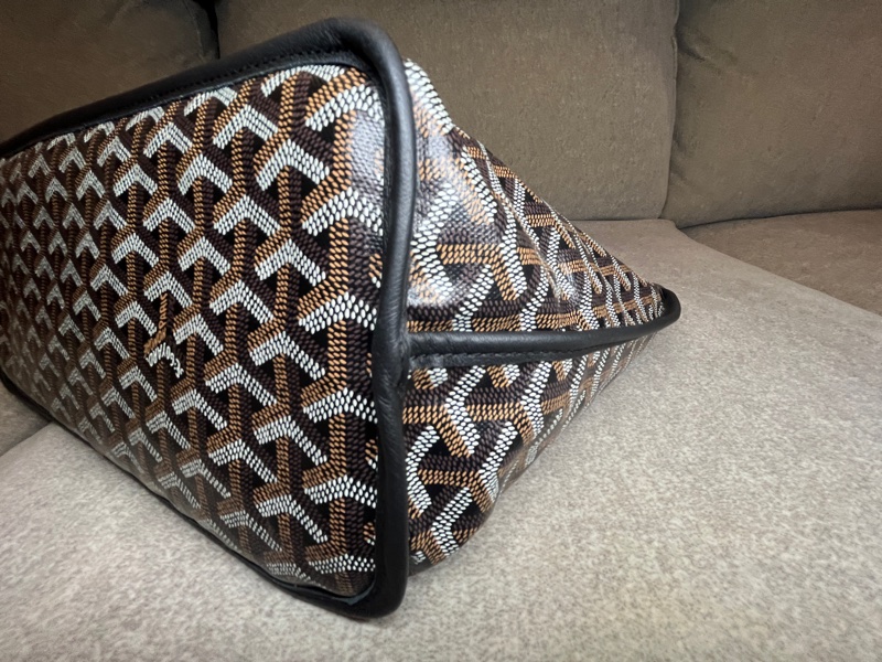 Goyard 戈雅 Anjou PM 中號 黑色 雙面 托特包-10