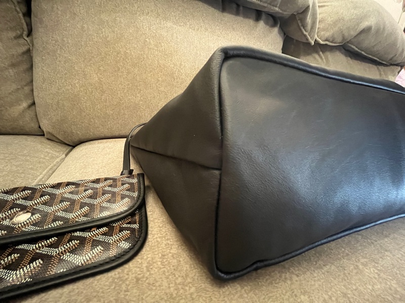 Goyard 戈雅 Anjou PM 中號 黑色 雙面 托特包-13