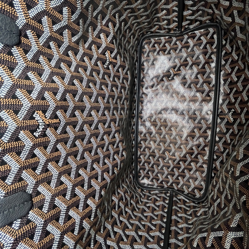 Goyard 戈雅 Anjou PM 中號 黑色 雙面 托特包-16