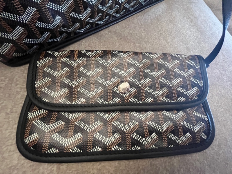 Goyard 戈雅 Anjou PM 中號 黑色 雙面 托特包-20