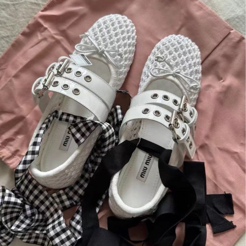 Miu Miu 芭蕾舞鞋 38.5碼-0