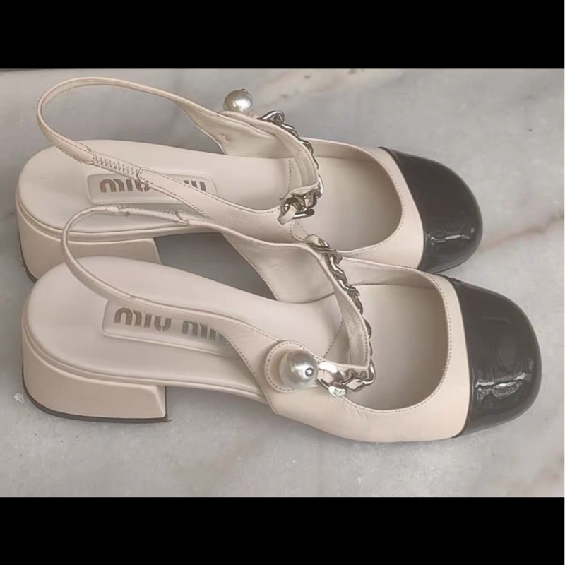 Miu Miu 瑪莉珍 4cm 不累腳好走路有氣質 37碼-1