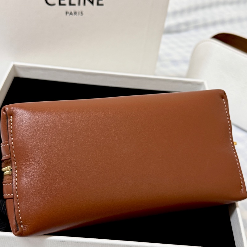 賣場最低價|全新|CELINE 皮革貝殼包(小牛皮)-2