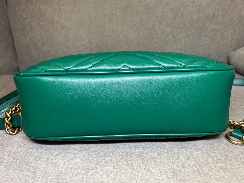 Gucci Marmont 相機包 綠色 24cm-8